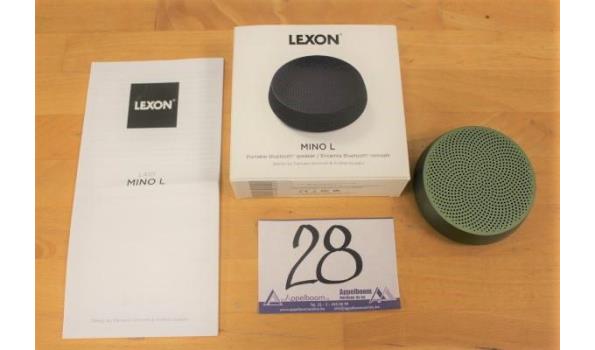 bluetooth speaker LEXON, MINO L, werking niet gekend